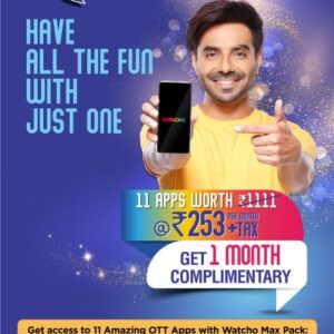 Dish TV India launches its one-stop OTT entertainment solution – WATCHO OTT plans – “One Hai Toh Done Hai”