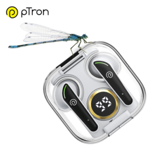 pTron launches statement earbuds with the most unique transparent charging case & movie mode