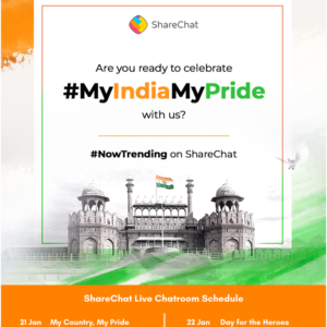 With the My India, My Pride Campaign from ShareChat, Bharat celebrates its patriotic spirit