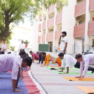 Children from all Delhi Schools participate in the ongoing 99 Challenge organized by C20 Working Group on Integrated Holistic Health