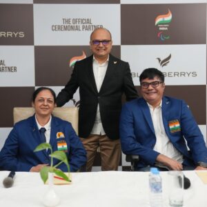 Blackberrys partners with the Paralympic Committee of India as the “Official Ceremonial Partner” for the Asian Para Games 2022