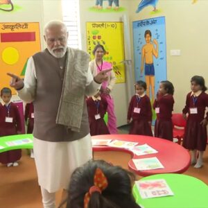 Hon’ble Prime Minister Shri Narendra Modi Visits Nand Ghar Model during Viksit Bharat Sankalp Yatra in Varanasi