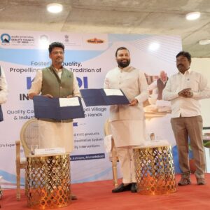 MoU inked between QCI & KVIC to enhance quality of Khadi products, empower Khadi Artisans, and introduce ‘Made in India’ Label for Khadi