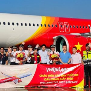 Vietjet Welcomed the Lunar New Year with the Arrival of Its 105th Aircraft