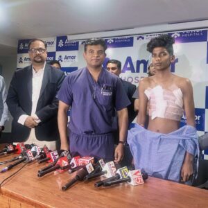 Rare Chest Malformation Successfully Treated in 15-Year-Old Male at Amor super speciality hospital & Amor cancer center