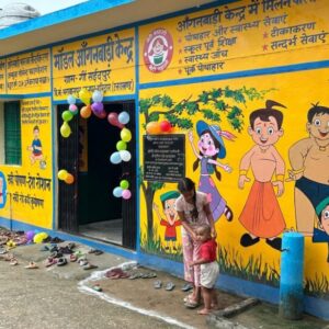 Ambuja Cements introduces Gee Saidpur children to modern learning with model Anganwadi