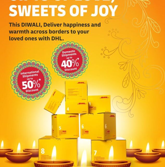 DHL Express lights up Diwali with up to 50% off for India’s international shipments