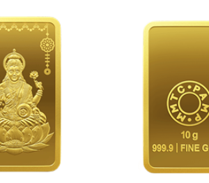 Asia’s Purest Gold Brand MMTC-PAMP Welcomes Dhanteras and Diwali with Divine Goddess Lakshmi 24K (99.99%+) Gold Bar