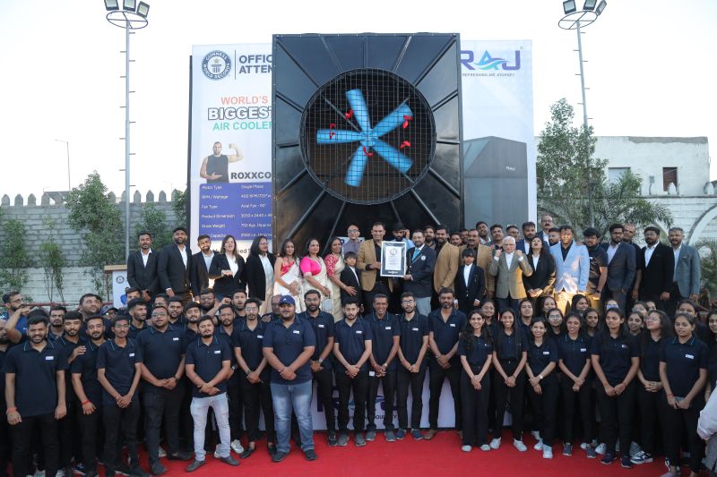 The Great Khali backed brand, Raj Cooling Introduces the World’s Largest Air Cooler under the ‘Make in India’ Initiative